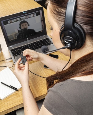 Logotrade promotional merchandise image of: Over ear wired work headset