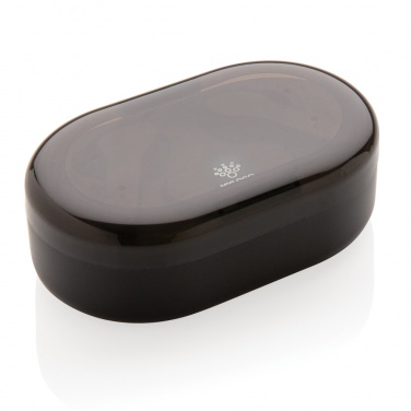 Logo trade corporate gifts picture of: Light up logo TWS earbuds in charging case