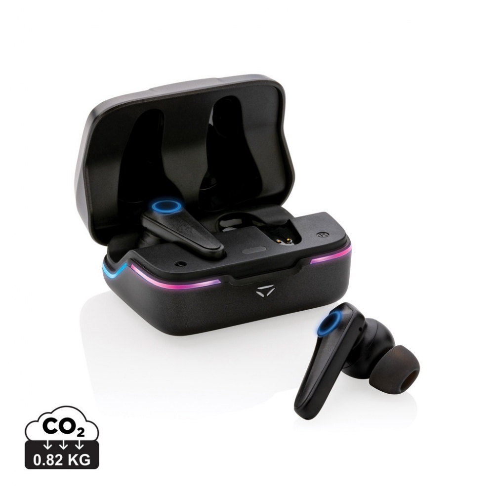 Logo trade promotional items picture of: RGB gaming earbuds with ENC