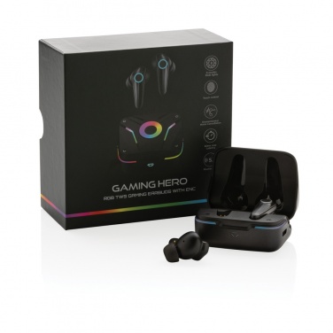 Logotrade corporate gift picture of: RGB gaming earbuds with ENC