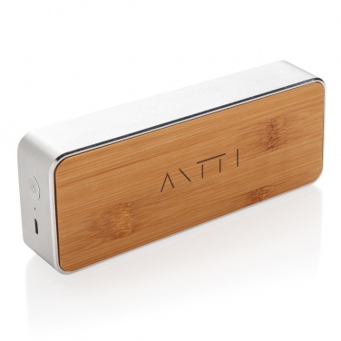 Logotrade promotional product picture of: Nevada Bamboo 3W wireless speaker