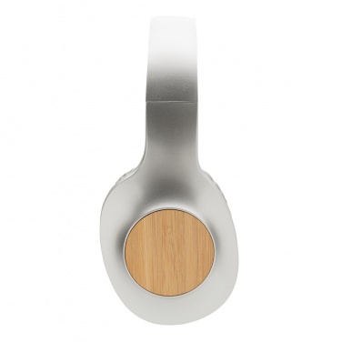 Logotrade promotional gift image of: Dakota Bamboo wireless headphone