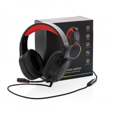 Logo trade promotional product photo of: RGB gaming headset