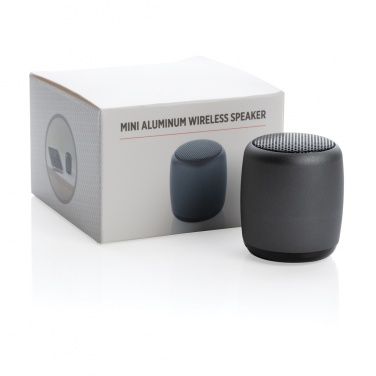 Logotrade promotional items photo of: Mini aluminium wireless speaker