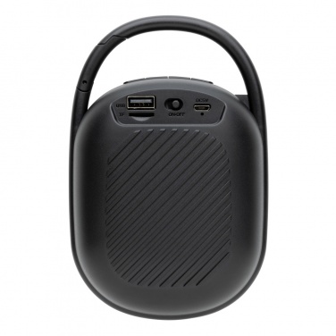 Logo trade advertising products picture of: RCS recycled plastic Lightboom 5W Clip speaker