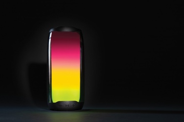 Logotrade promotional product image of: RCS recycled plastic Lightboom 10W speaker