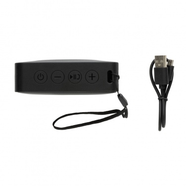 Logo trade promotional giveaway photo of: Urban Vitamin Vallejo RCS rplastic 3W speaker IPX 7