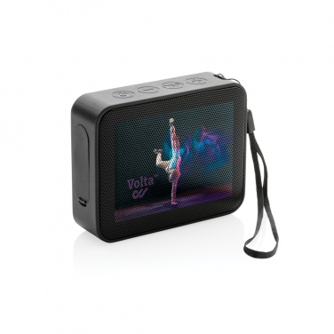 Logo trade promotional merchandise picture of: Urban Vitamin Vallejo RCS rplastic 3W speaker IPX 7