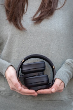 Logo trade corporate gift photo of: Urban Vitamin Palo Alto RCS rplastic headphone