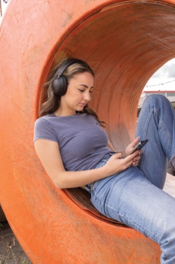 Logo trade business gifts image of: Urban Vitamin Cupertino RCS rplastic ANC headphone