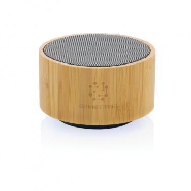 Logotrade advertising product picture of: RCS recycled plastic and bamboo 3W wireless speaker