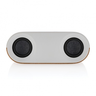 Logotrade promotional item image of: Oregon RCS recycled plastic and cork 10W speaker