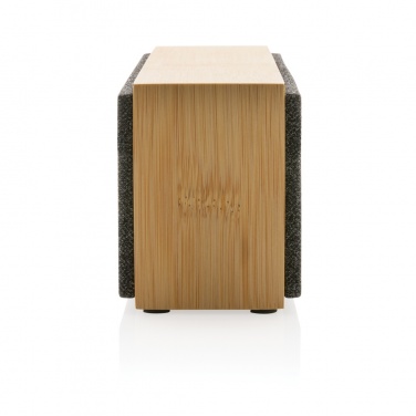 Logo trade promotional merchandise picture of: Wynn 10W bamboo wireless speaker