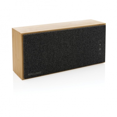 Logo trade corporate gifts image of: Wynn 20W bamboo wireless speaker