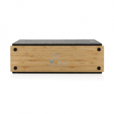 Logotrade promotional merchandise picture of: Wynn 20W bamboo wireless speaker