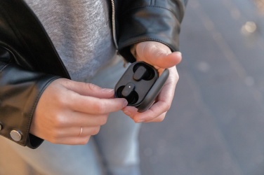 Logo trade promotional merchandise picture of: Urban Vitamin Gilroy hybrid ANC and ENC earbuds