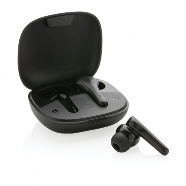 Logo trade promotional giveaways image of: Urban Vitamin Byron ENC earbuds