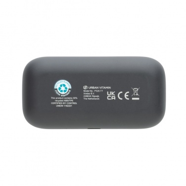 Logotrade promotional merchandise image of: Urban Vitamin Pacifica RCS rplastic earbuds