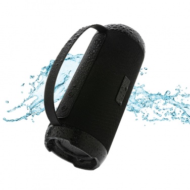 Logo trade promotional items picture of: RCS recycled plastic Soundboom waterproof 6W speaker