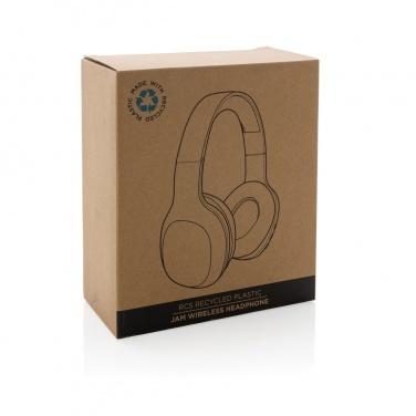 Logotrade promotional merchandise photo of: RCS recycled plastic JAM wireless headphone