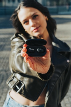 Logo trade business gift photo of: Urban Vitamin Palm Springs RCS rplastic ENC earbuds