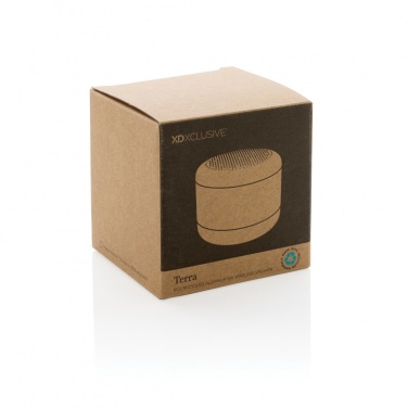 Logotrade promotional gift image of: Terra RCS recycled aluminium 5W wireless speaker