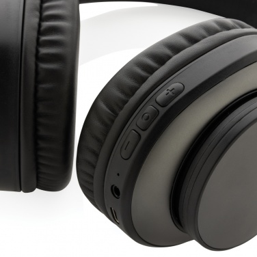 Logo trade promotional merchandise photo of: Terra RCS recycled aluminium wireless headphone