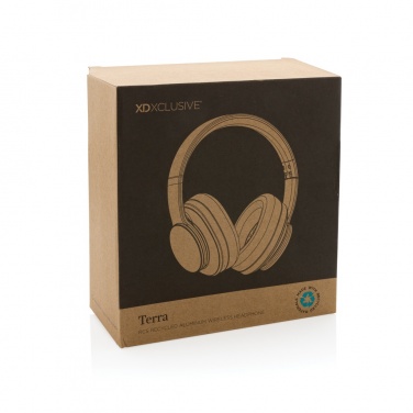 Logotrade promotional gift picture of: Terra RCS recycled aluminium wireless headphone