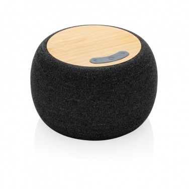 Logotrade promotional product picture of: RCS Rplastic/PET and bamboo 5W speaker
