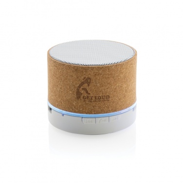 Logo trade promotional products image of: Cork 3W wireless speaker