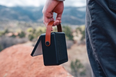 Logo trade advertising product photo of: Skywave RCS recycled plastic solar speaker 12W