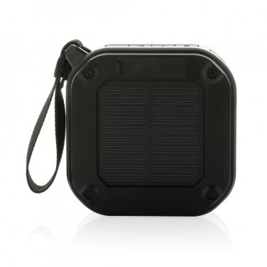 Logotrade promotional merchandise image of: 3W RCS recycled plastic wireless sunwave solar speaker