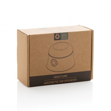 Logotrade promotional giveaway picture of: Magtune RCS recycled plastic magnetic 5W speaker