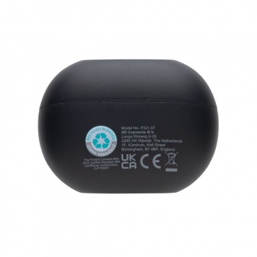 Logotrade business gift image of: Prolink RCS recycled plastic hybrid ANC/ENC earbud