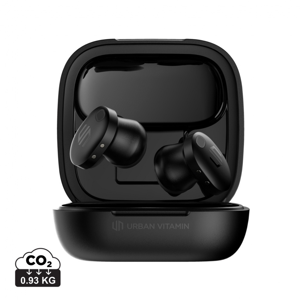 Logo trade advertising product photo of: Lakewood RCS recycled and repairable wireless earbuds