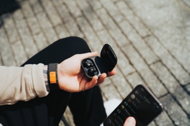 Logotrade corporate gift picture of: Lakewood RCS recycled and repairable wireless earbuds