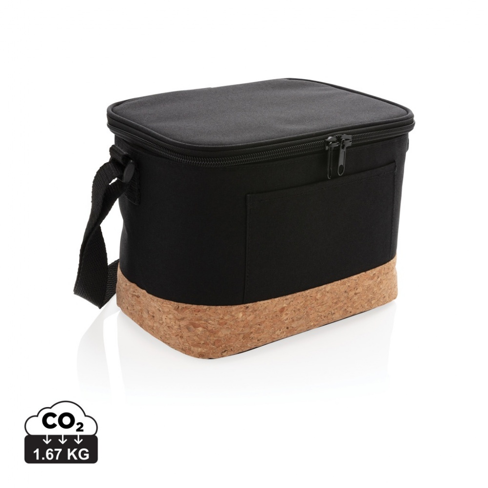 Logo trade advertising product photo of: Two tone cooler bag with cork detail