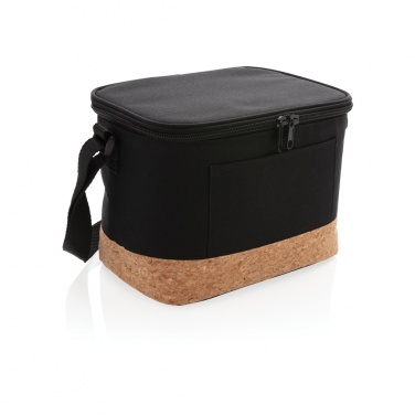 Logo trade advertising products image of: Two tone cooler bag with cork detail