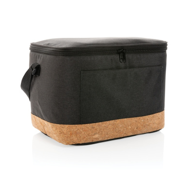 Logo trade advertising products image of: Impact AWARE™ XL RPET two tone cooler bag with cork detail