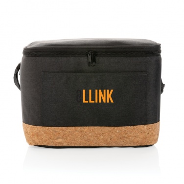 Logotrade promotional gift image of: Impact AWARE™ XL RPET two tone cooler bag with cork detail