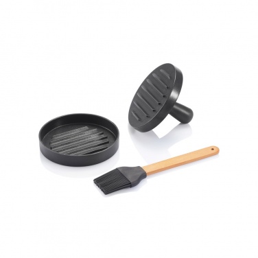 Logotrade corporate gifts photo of: BBQ set with hamburger press and brush