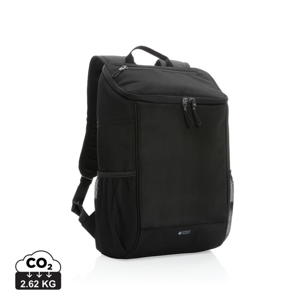 Logo trade promotional giveaway photo of: Swiss Peak AWARE™ 1200D deluxe cooler backpack
