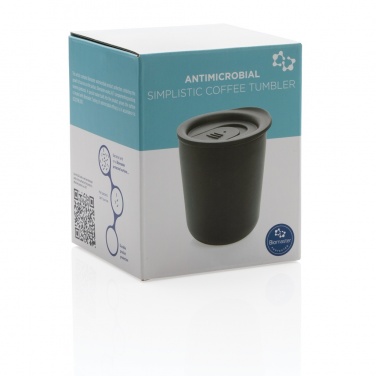 Logo trade advertising products image of: Simplistic antimicrobial coffee tumbler