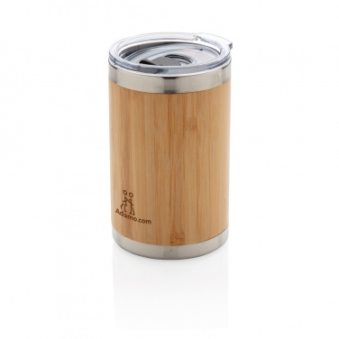 Logotrade corporate gift image of: Bamboo coffee to go tumbler