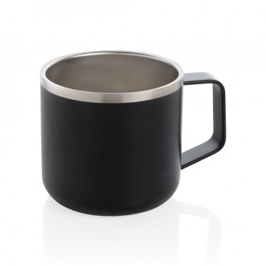 Logo trade promotional giveaways image of: Stainless steel camp mug