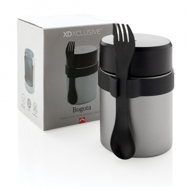 Logotrade advertising products photo of: Bogota food flask with ceramic coating
