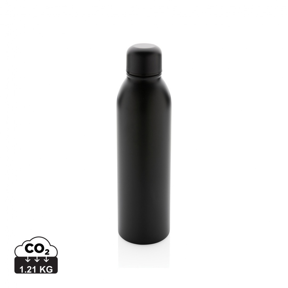 Logo trade promotional products image of: RCS Recycled stainless steel vacuum bottle 500ML