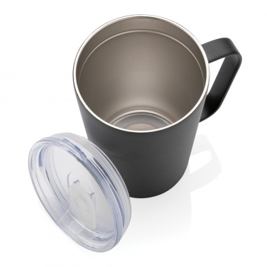Logo trade advertising products picture of: RCS Recycled stainless steel modern vacuum mug with lid