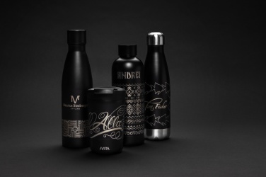 Logotrade promotional giveaways photo of: RCS Recycled stainless steel solid vacuum bottle