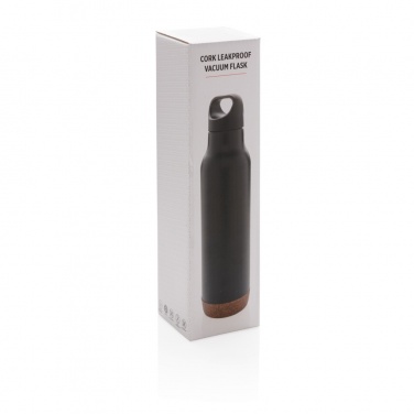 Logo trade promotional giveaway photo of: Cork leakproof vacuum flask